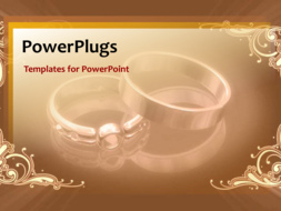 PowerPoint Template - Wedding Rings Background